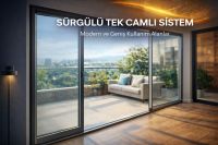 Sürgülü Tek Camlı Sistem